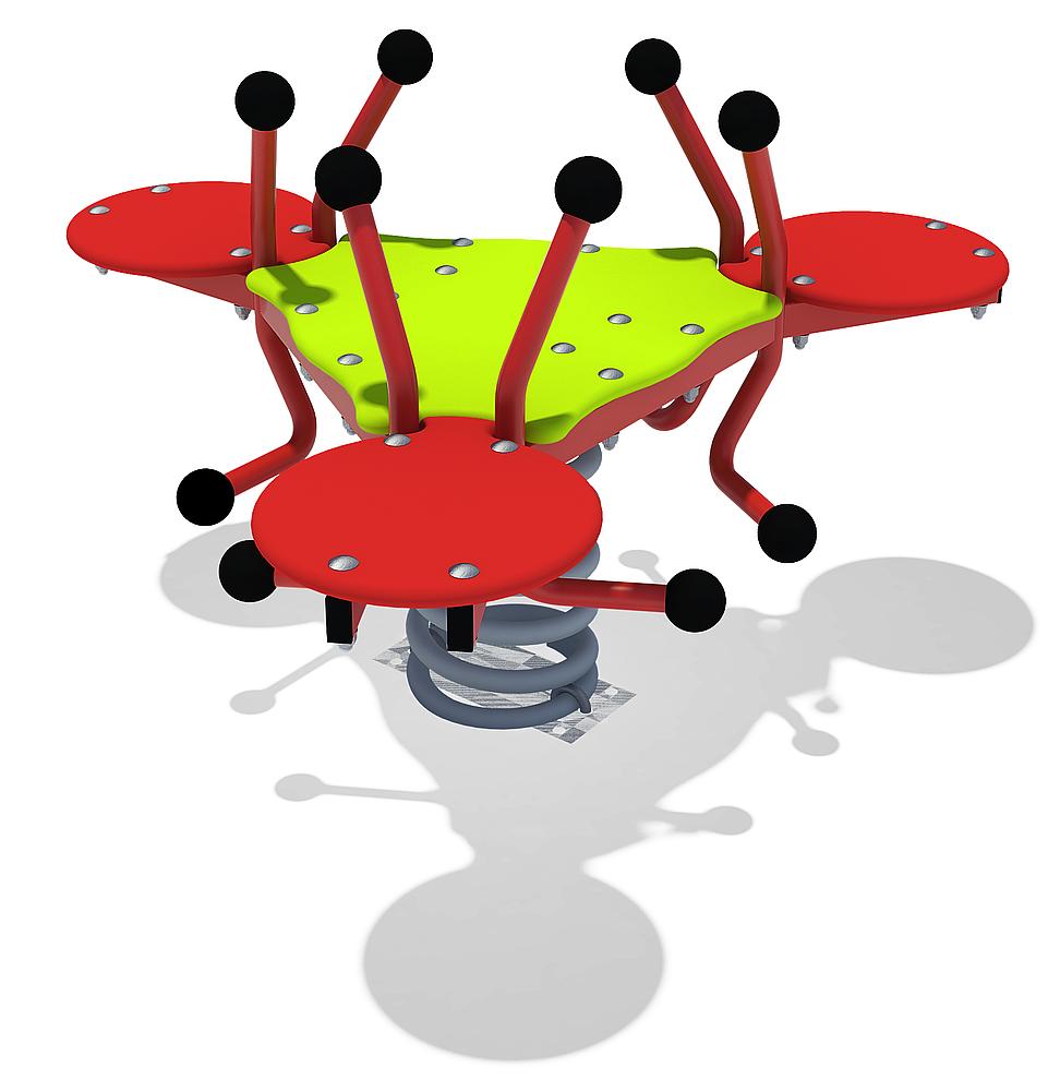 Dreierfederwippe Käferflug