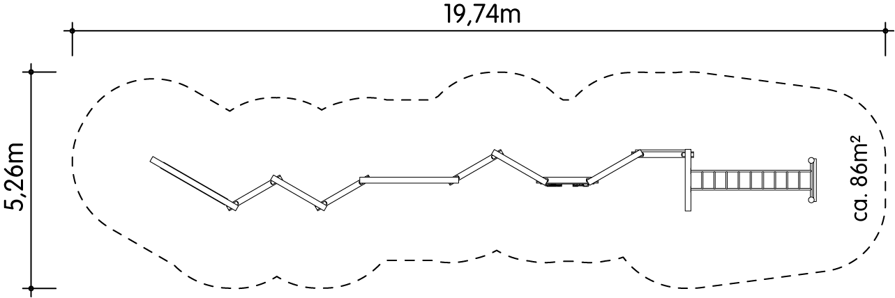 Schul-Kletterwand 11-teilig Ansicht 4