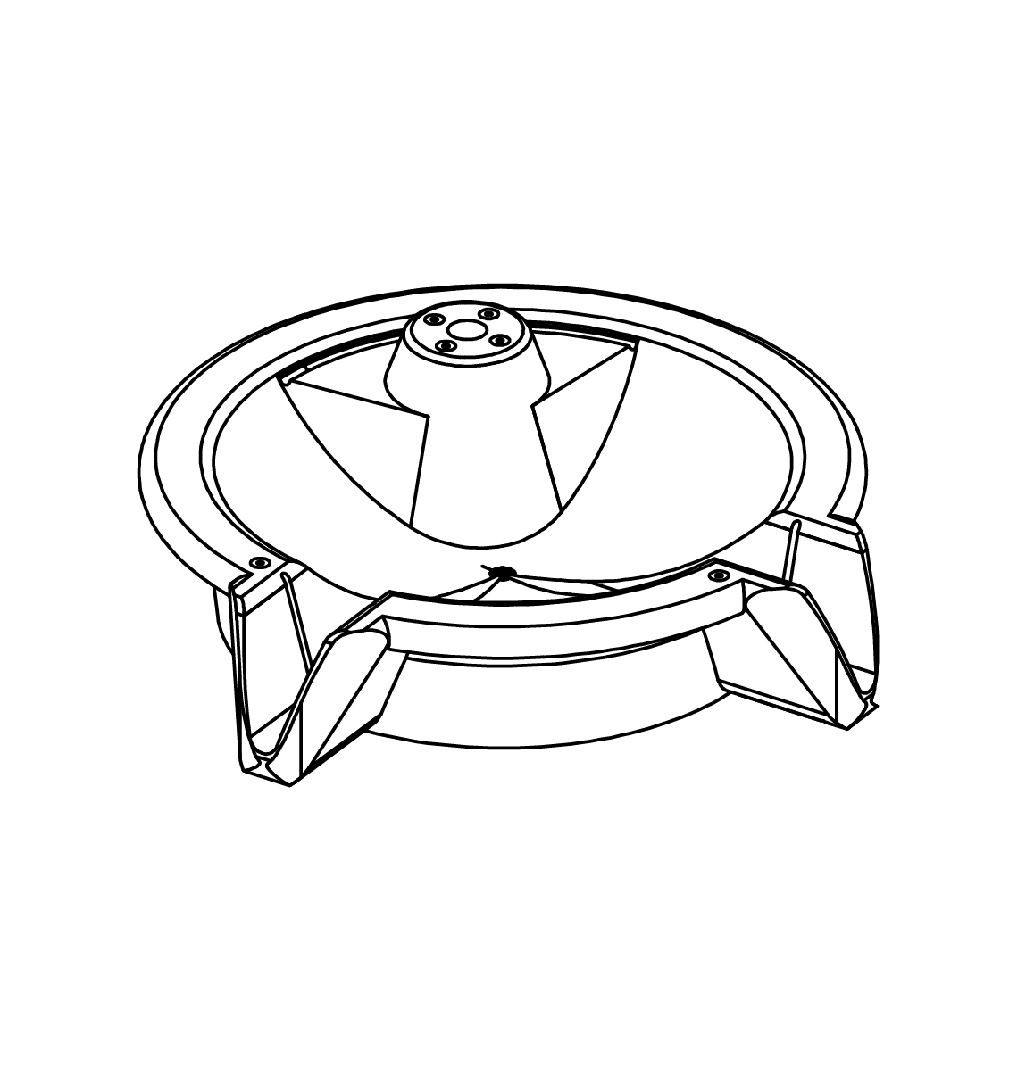 Rundes Vorratsbecken Ansicht 2