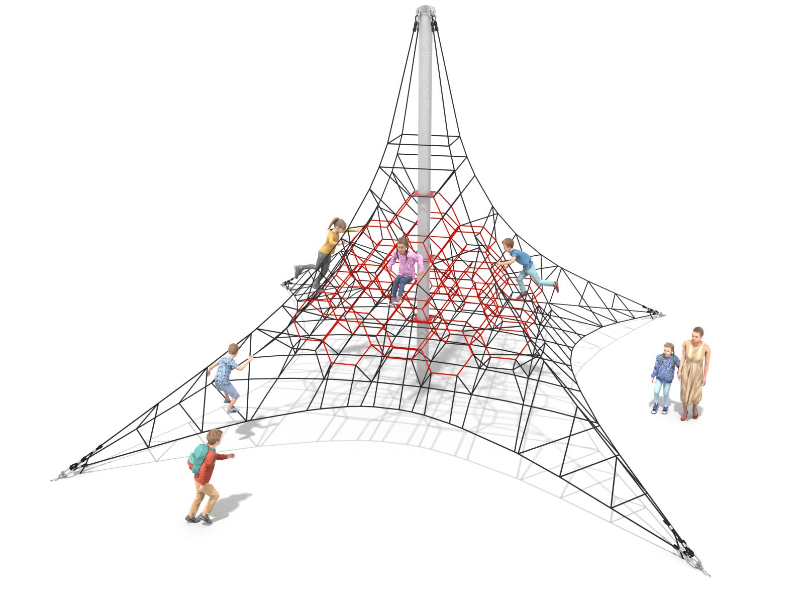Kletterpyramide Kairo Ansicht 2