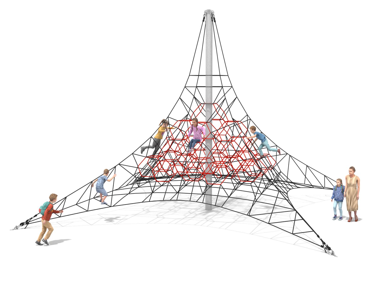 Kletterpyramide Kairo Ansicht 3