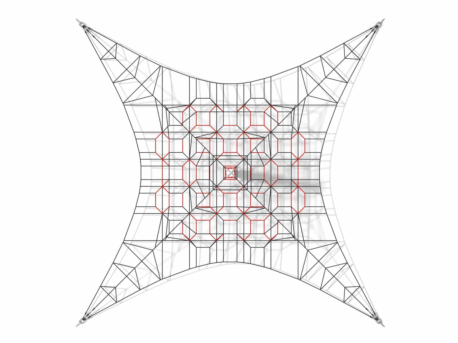 Kletterpyramide Kairo Ansicht 4