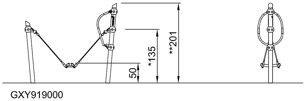 Skate-Schwinger Flexus GXY919 Ansicht 4
