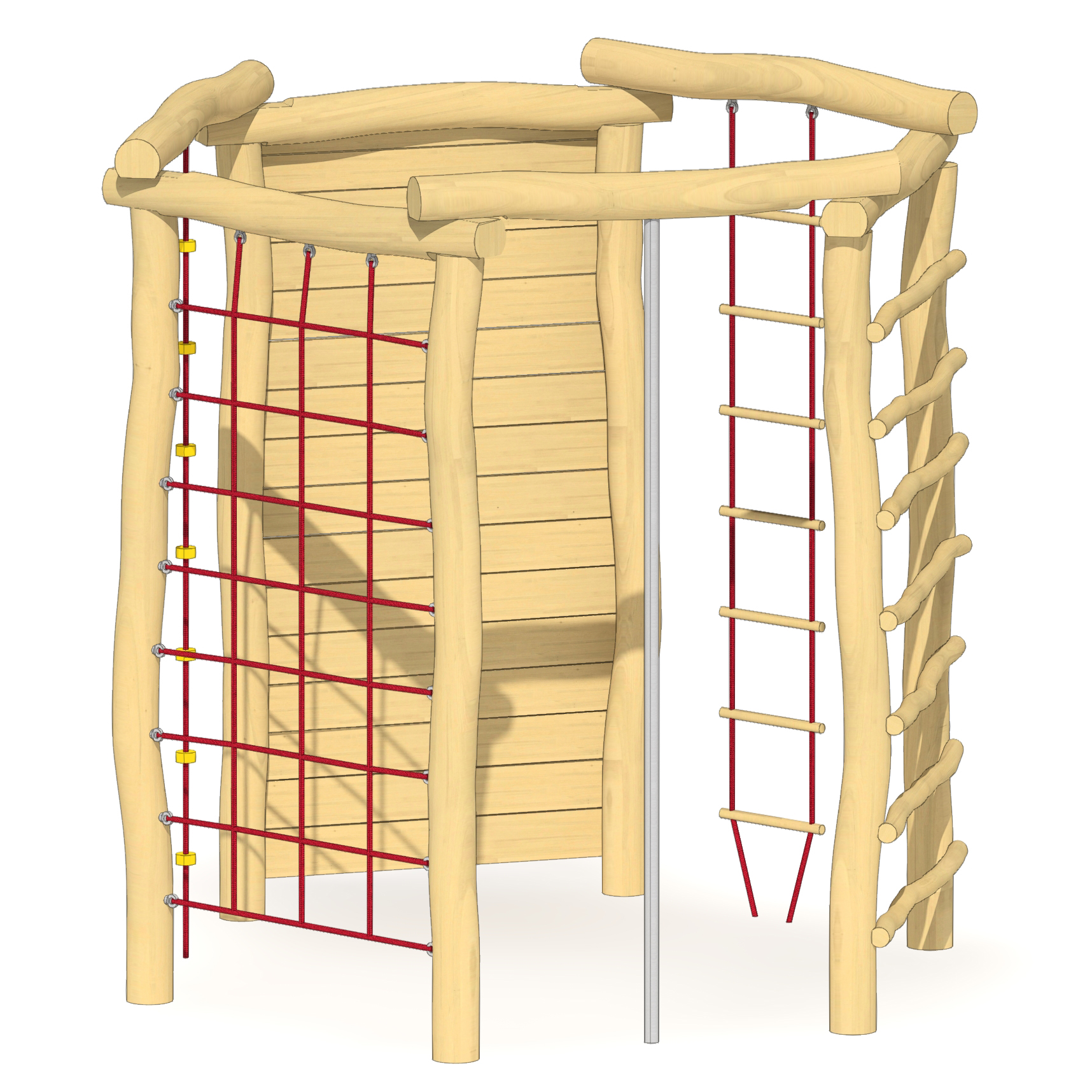 Sechseckanlage H250cm Free-Cl. statt Reckstange Ansicht 2