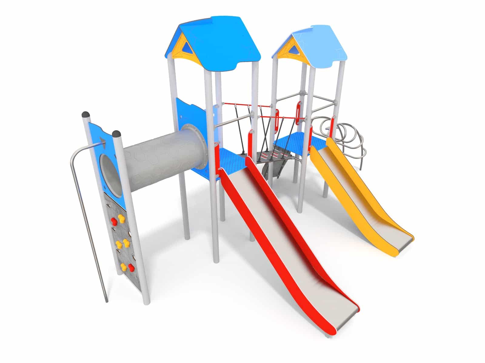 Doppelturm-Spielplatzanlage Ansicht 2