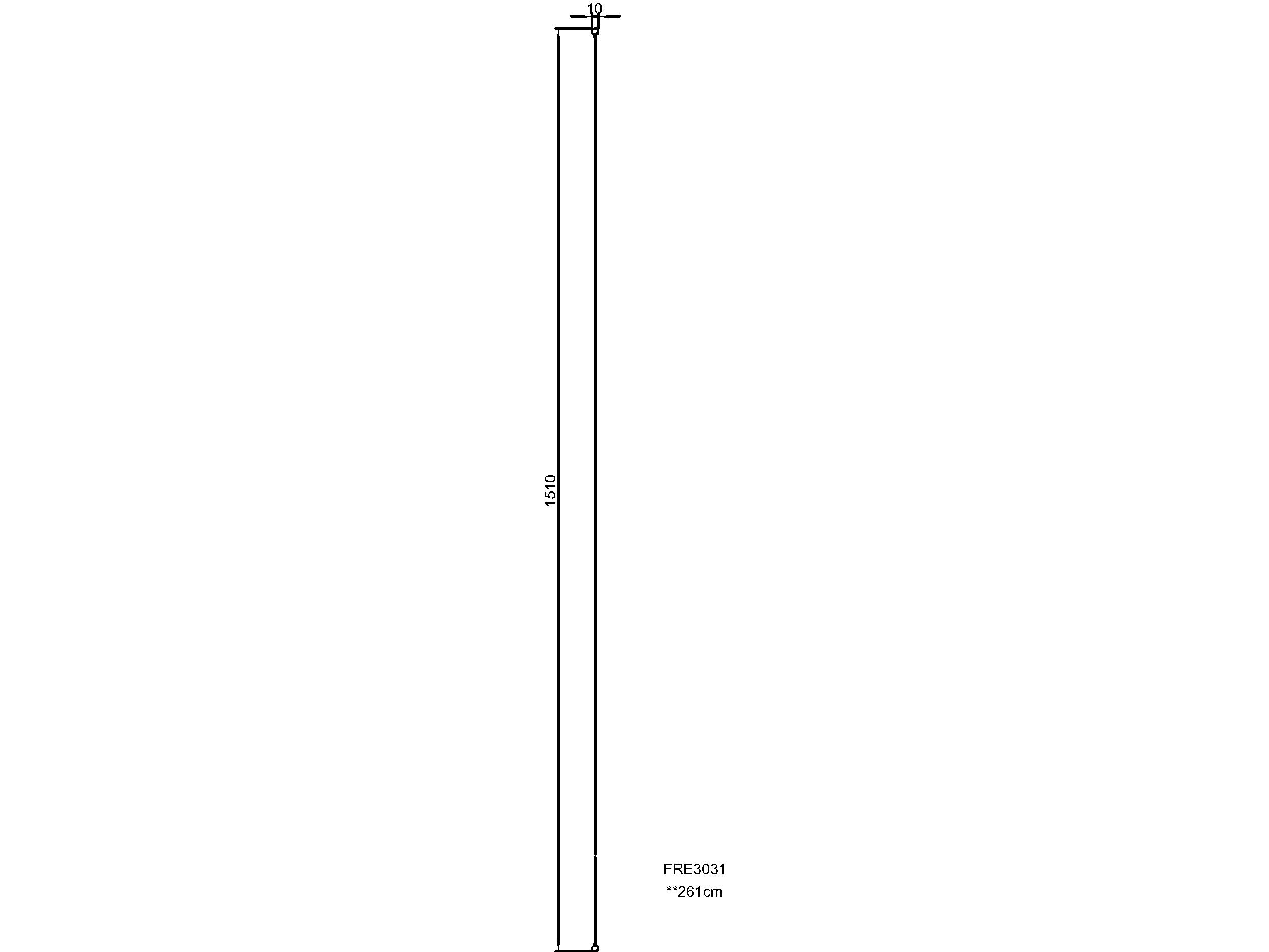 Multisportpfosten mit 12 m-Netz FRE3031 Ansicht 4