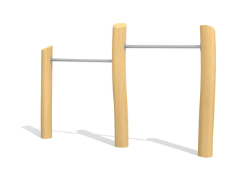 Reck 1-teilig Naturwuchs Holz Ansicht 5