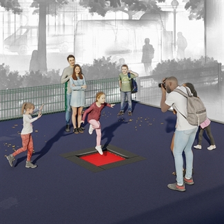 Trampolin colortramp® «S» Ansicht 3