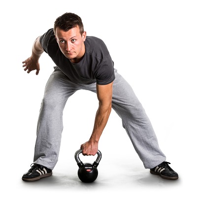 Sport-Thieme Kettlebell „Gummiert mit gerändeltem Chrom-Griff“ Ansicht 2