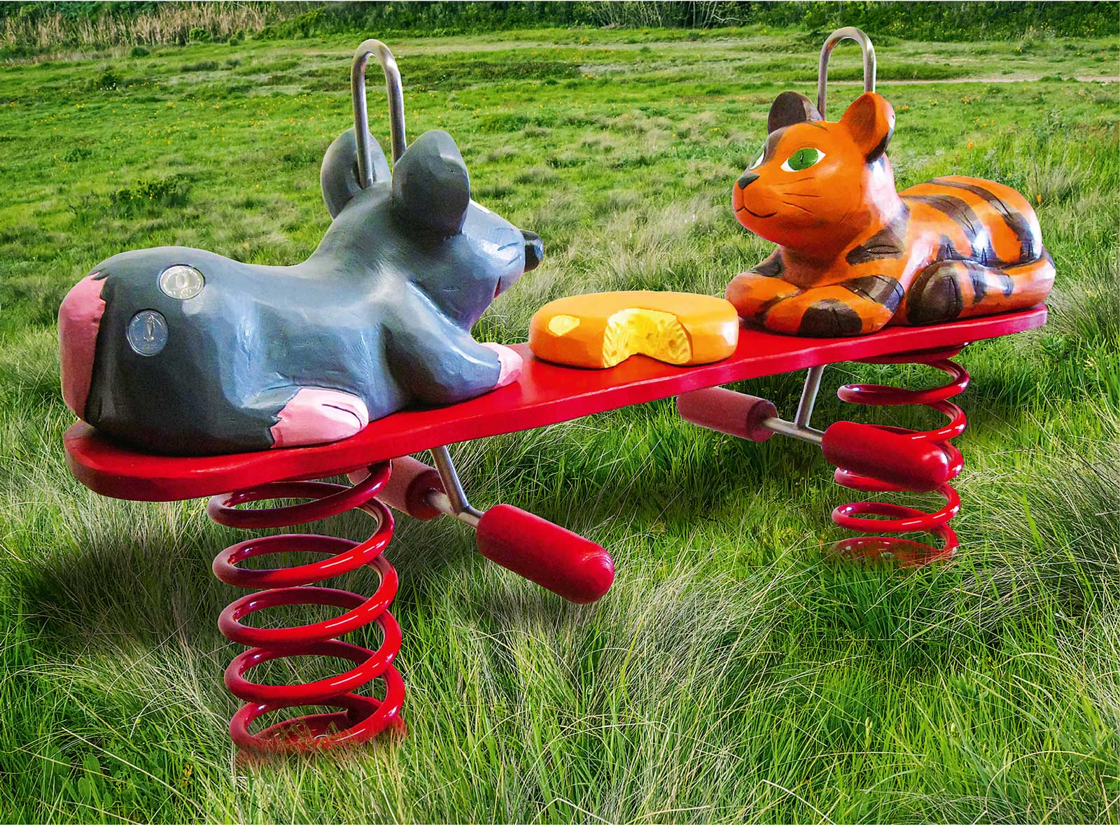 Federwippe Katz und Maus Ansicht 5
