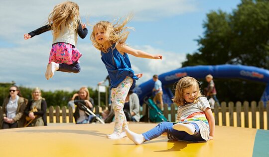 Luftkissen Trampolin rund 10 Ansicht 3