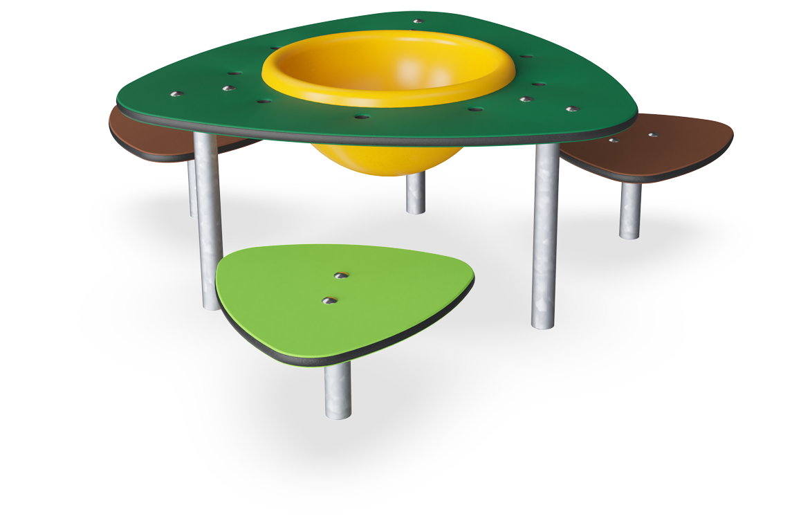 Sandtresen mit Sitzen PCM502 Ansicht 2