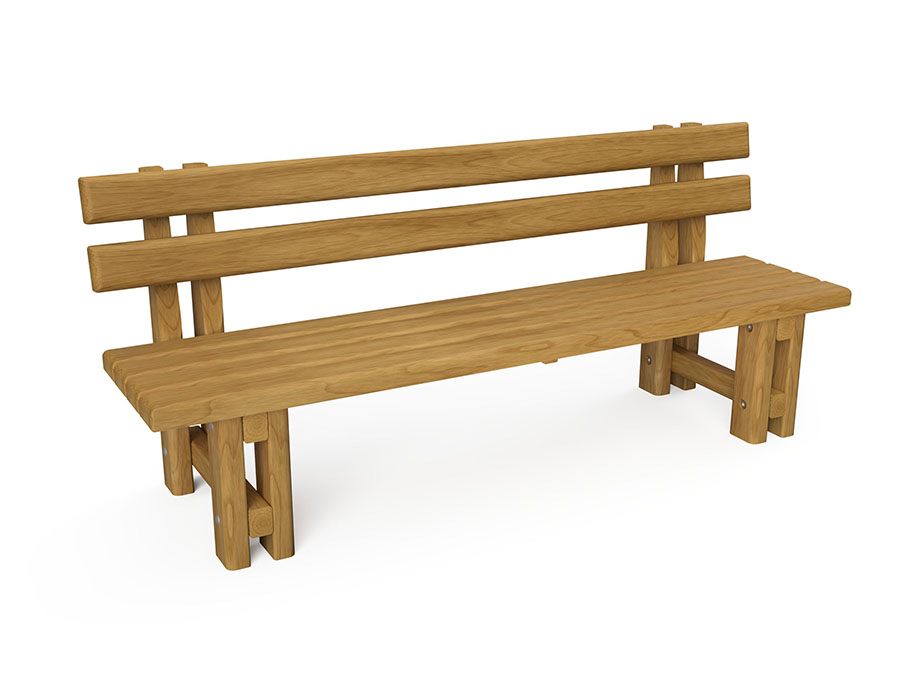 Parkbank Kiefer Ansicht 2