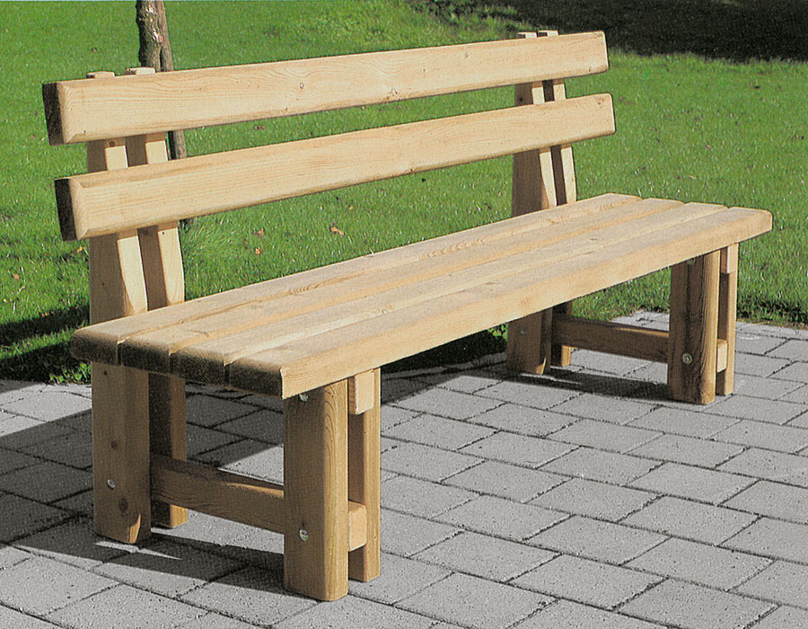 Parkbank Kiefer Ansicht 3