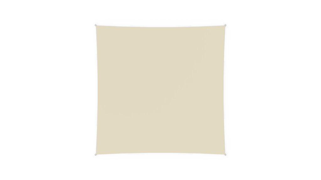 PE-Sonnensegel quadratisch 3.6x3.6 m Ansicht 2