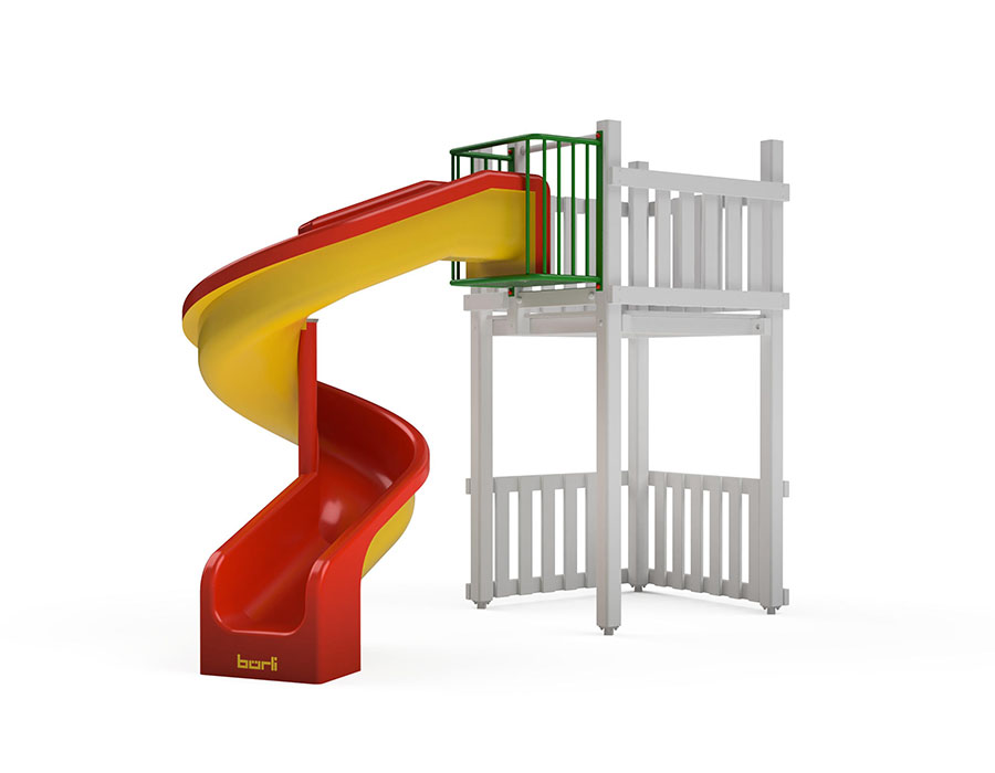 Spiralrutschbahn Ansicht 2