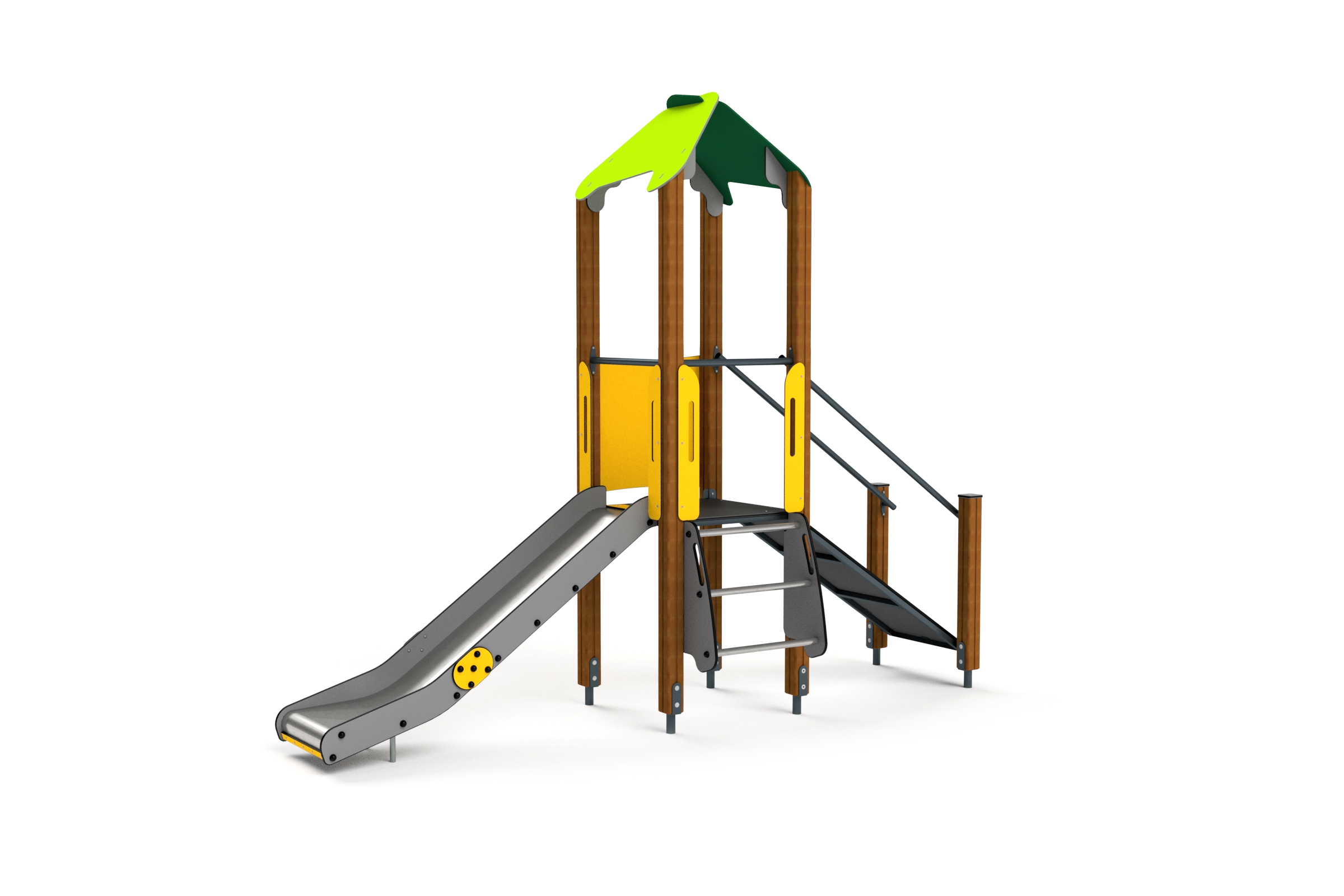 10007 Kleiner Kletterturm mit Aufstiegsrampe Ansicht 2