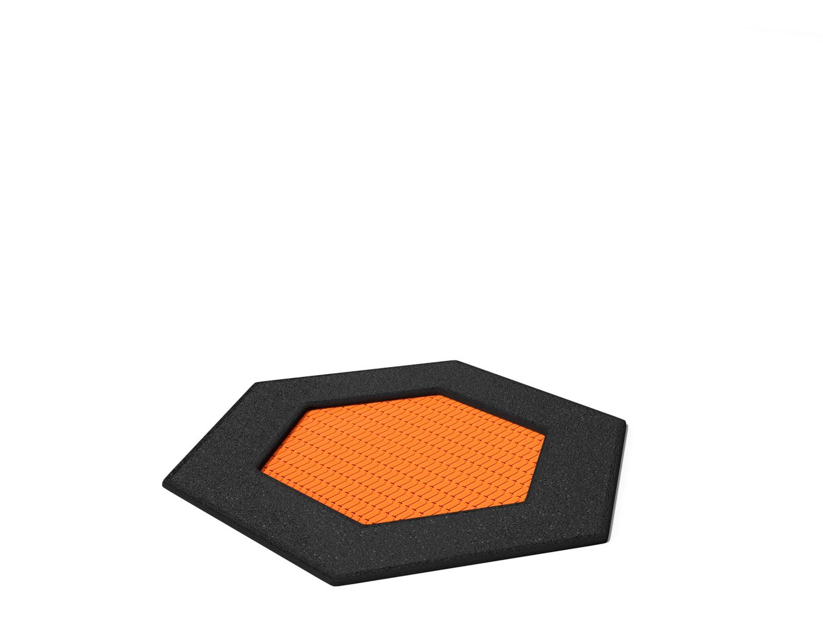 Trampolin Sechseck 1,58 x 1,82 m Ansicht 3