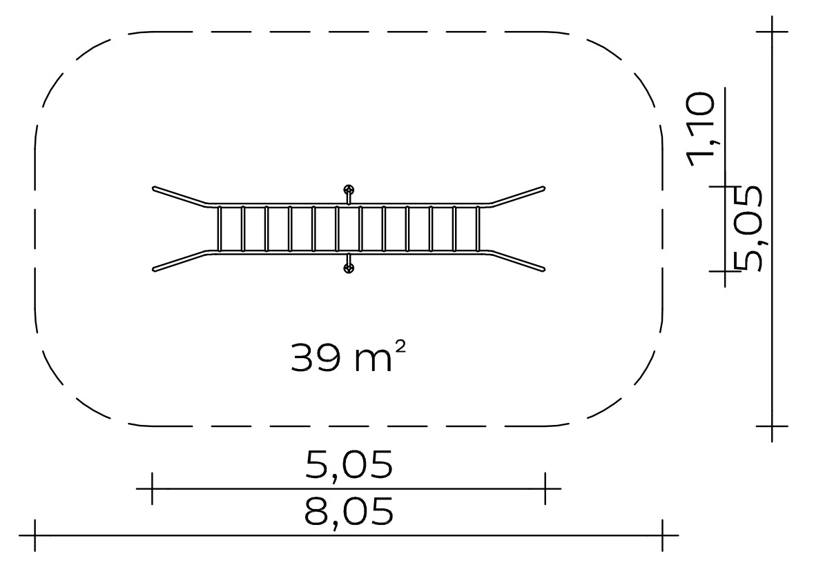 Hangelsprossentrainer Ansicht 3