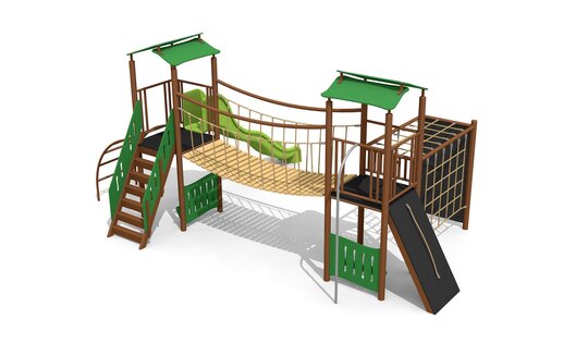 Kletterlandschaft 2 steel color Ansicht 3