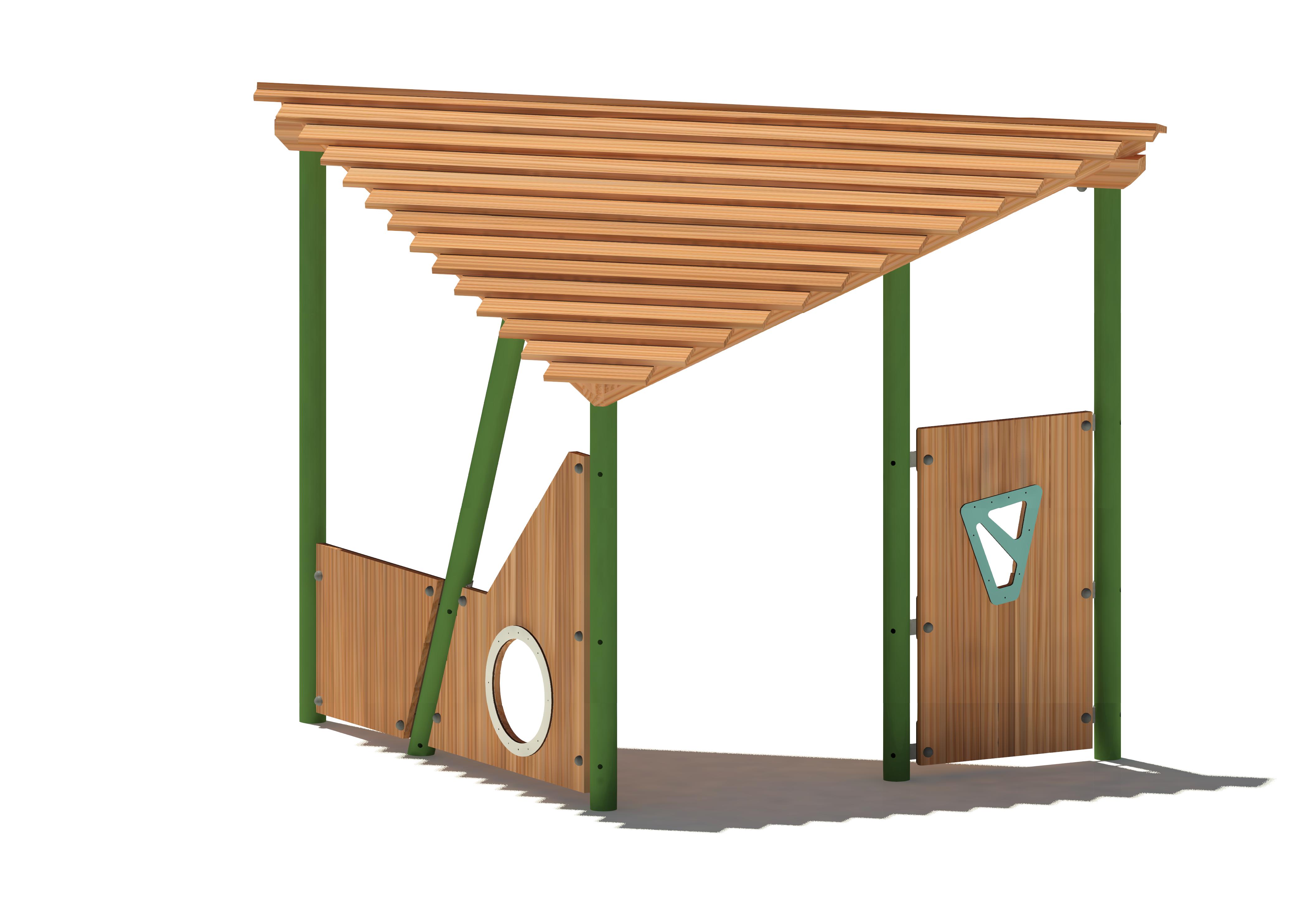 Halbes Spielhaus Faye 18203 Ansicht 2