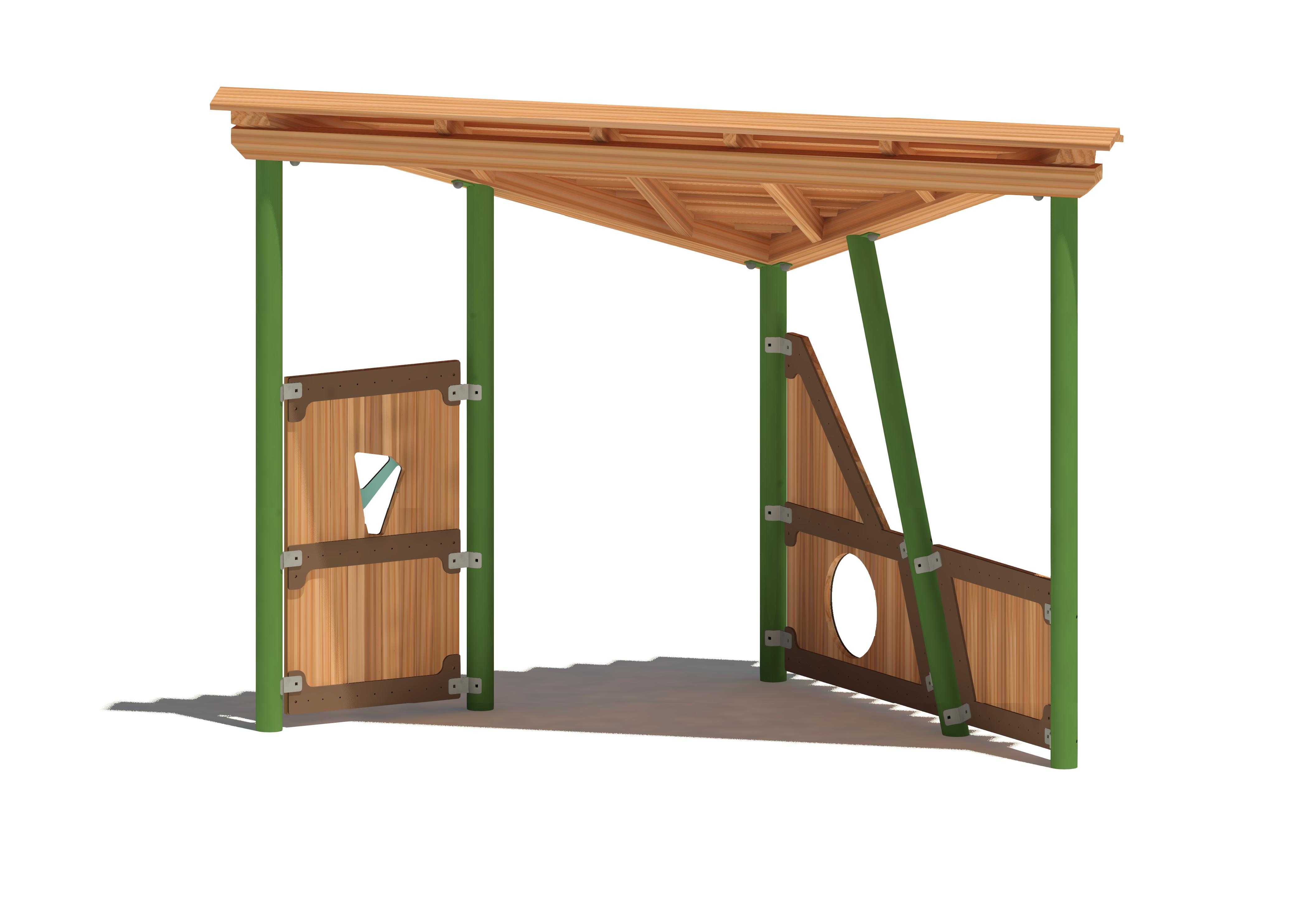 Halbes Spielhaus Faye 18203 Ansicht 3