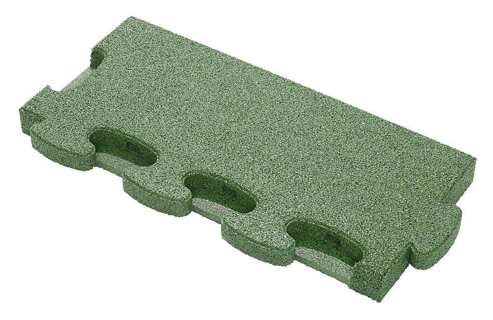 Puzzle Mat 3D Randplatte mit Zwischenelement 45 mm grün Ansicht 4