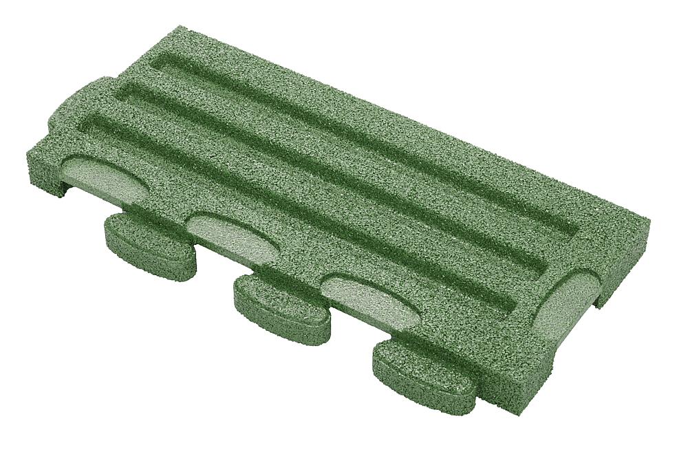 Puzzle Mat 3D Randplatte mit Zwischenelement 45 mm grün Ansicht 5