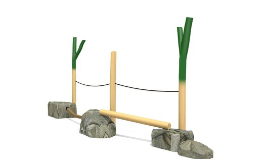 Balancierweg mobil - Ausstellungsmodell NEU, Bimbo Spielplatzgeräte (Hinnen AG)