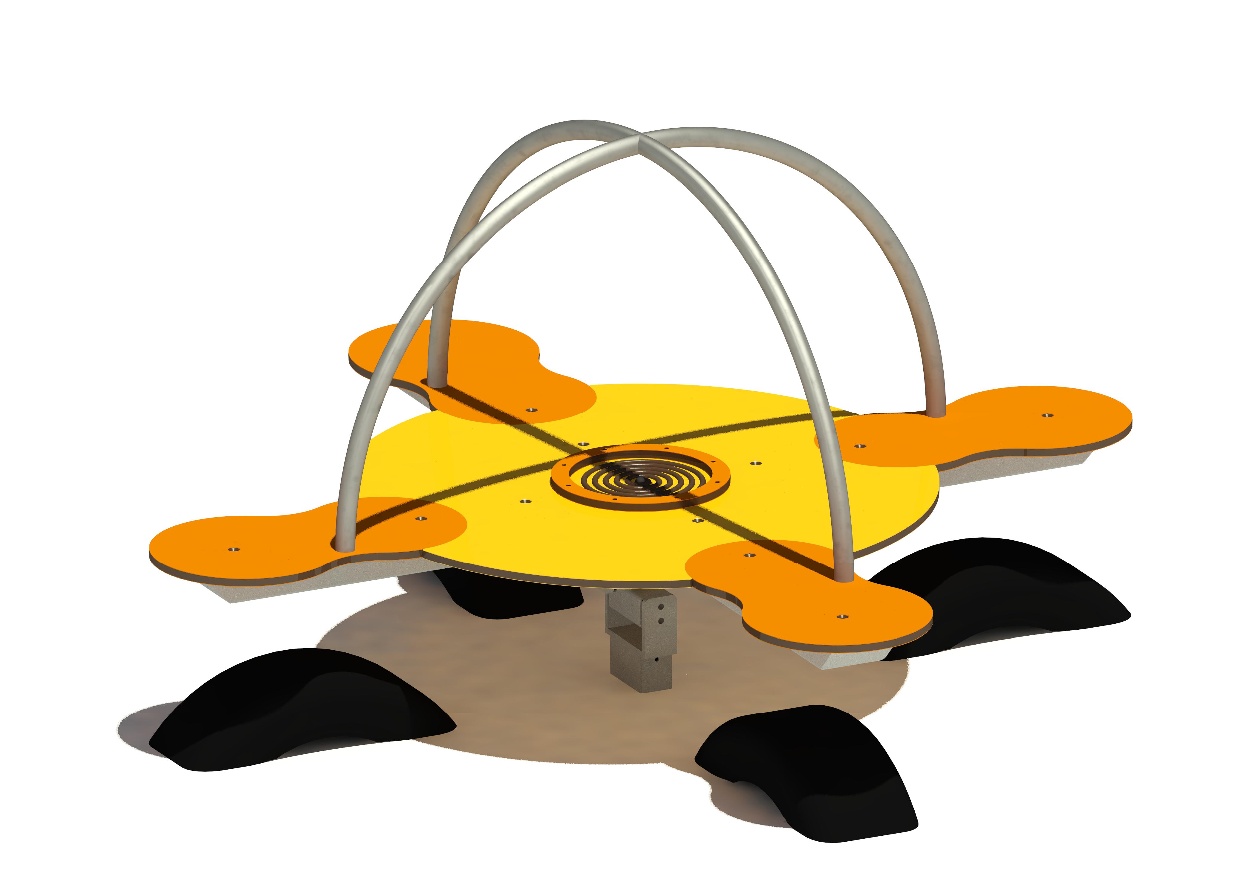 Kugelspielwippe Nebra 0801, 4-sitzig Ansicht 2