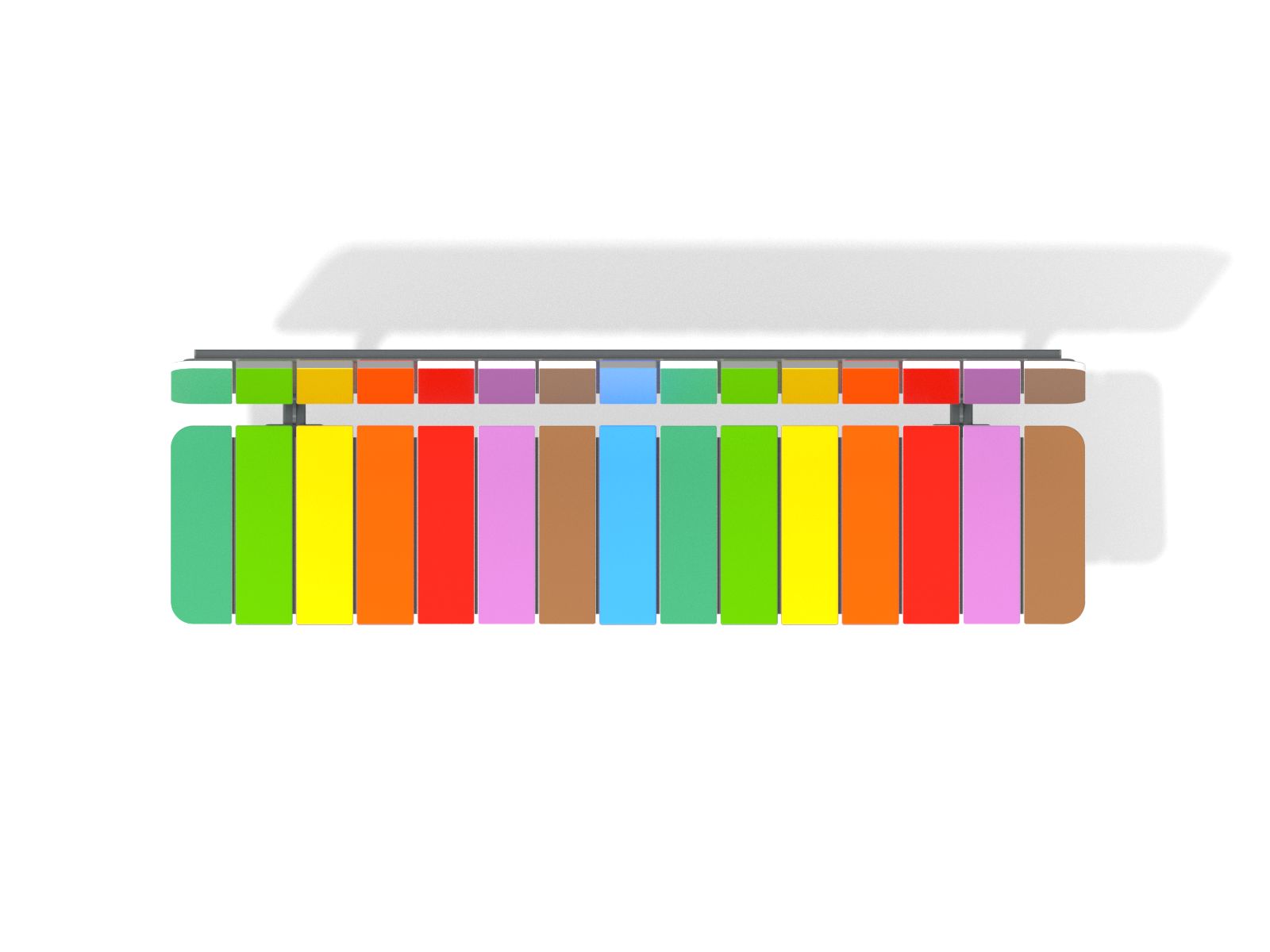 Bunte Bank II Ansicht 3