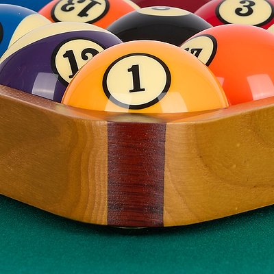 Stradivari Billard Dreieck mit Gleitern Ansicht 4