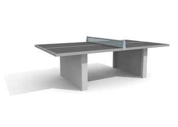 Tischtennis box anthrazit, mit Metallunterbau Ansicht 5