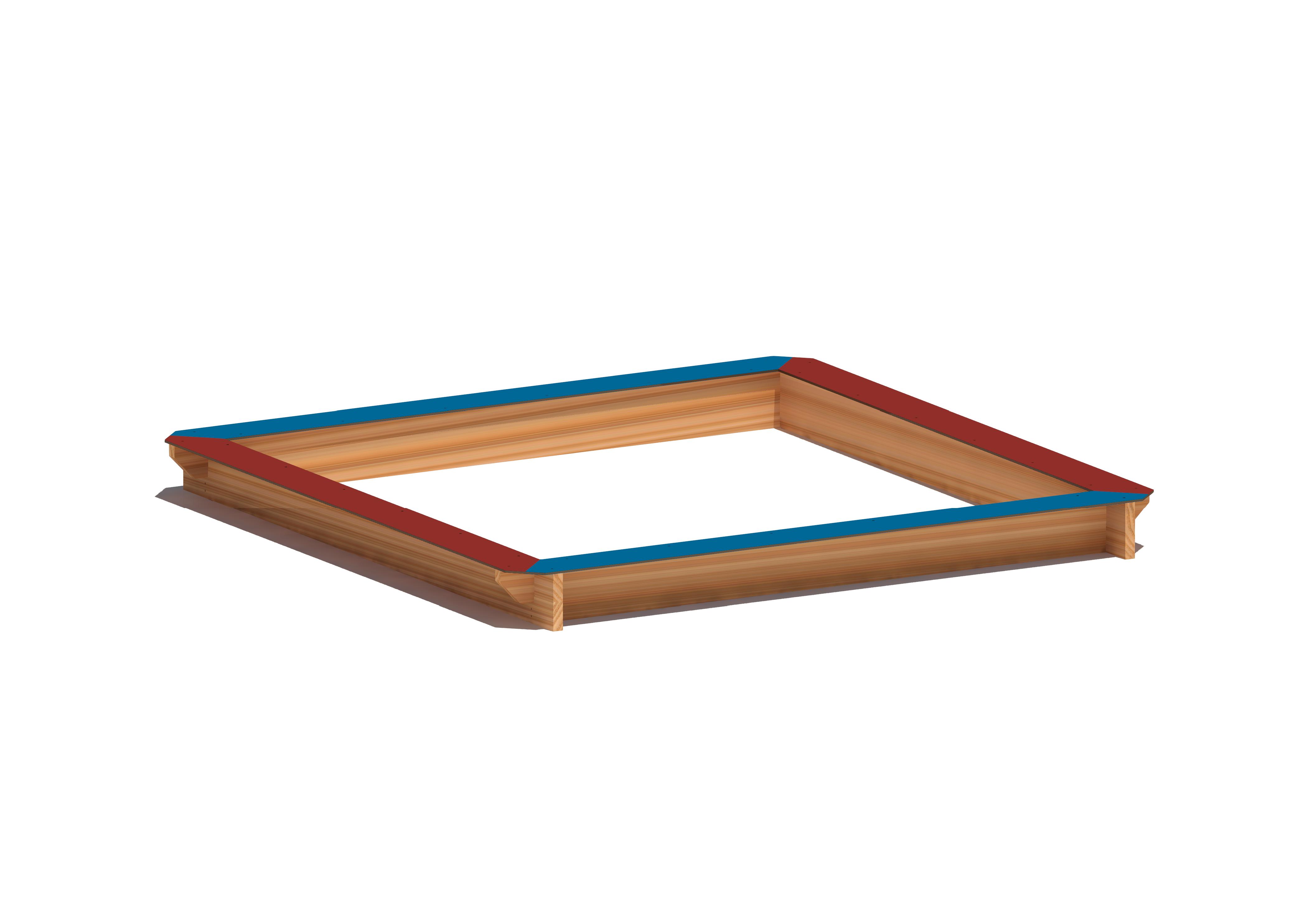 Sandkasten Dietrich 0770, 300 x 300 cm Ansicht 2