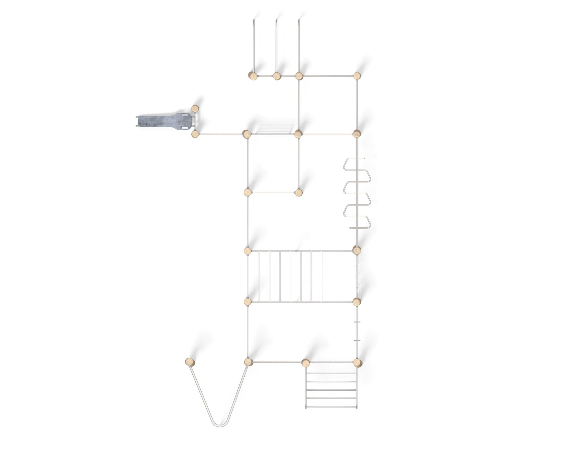 Mega-Workoutstation Robini Calisthenics Ansicht 3