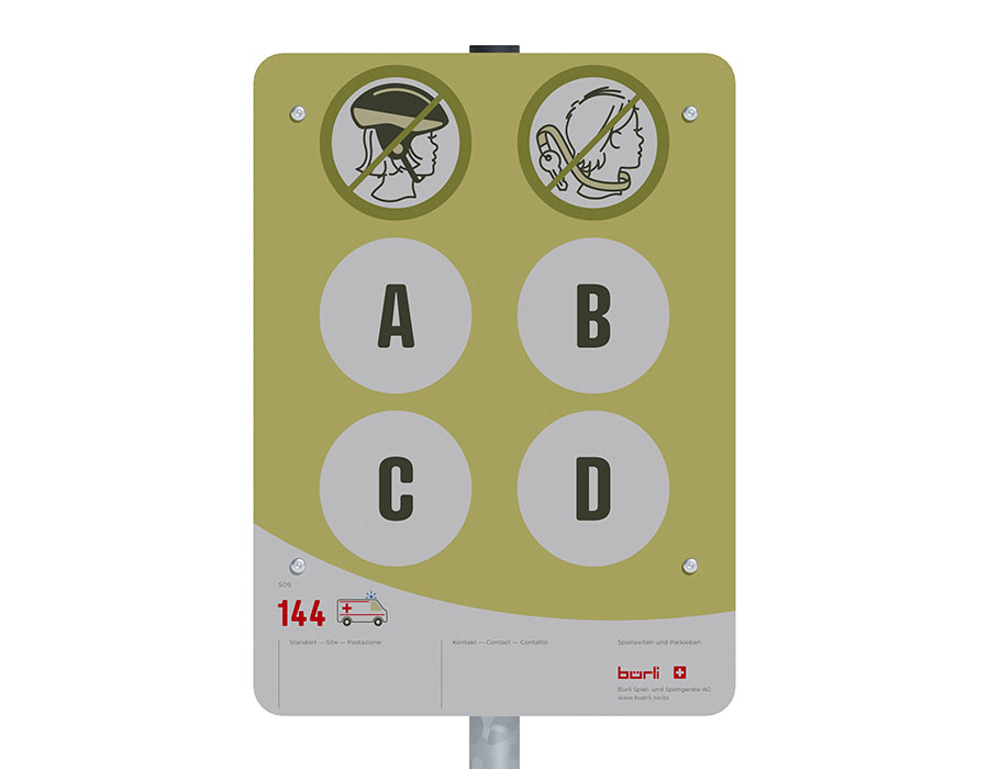 Spielplatztafel Individuell Ansicht 2