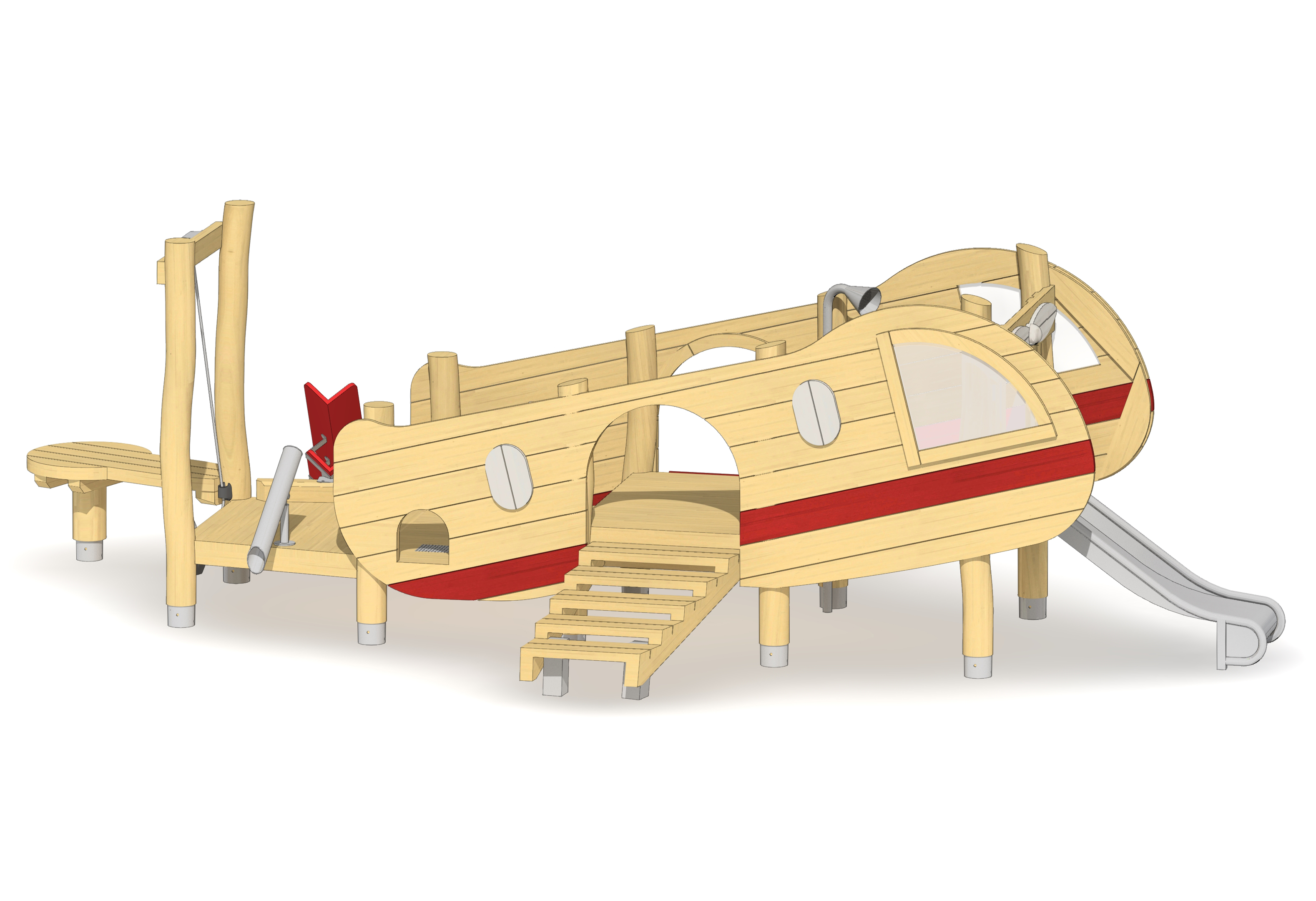 Kleinkind-Flugzeug Lilienthal Ansicht 5