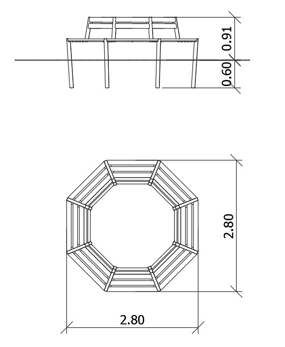 Bank Octagon Ansicht 3