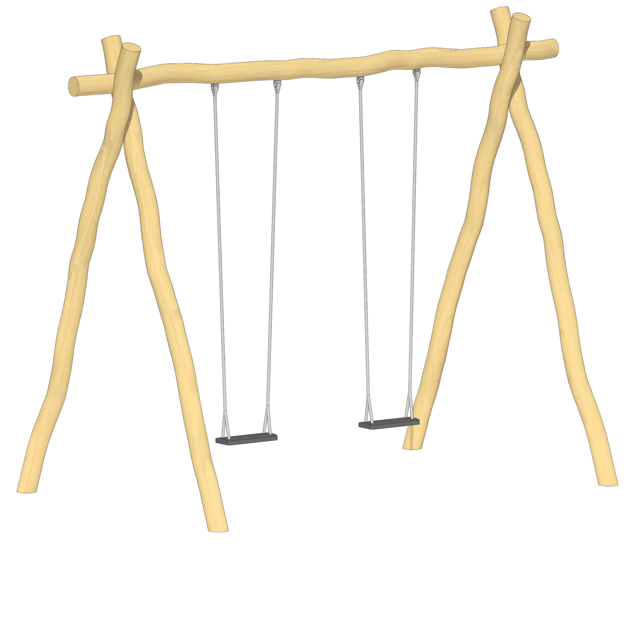 Hochschaukel 2-fach LH300cm Ansicht 2
