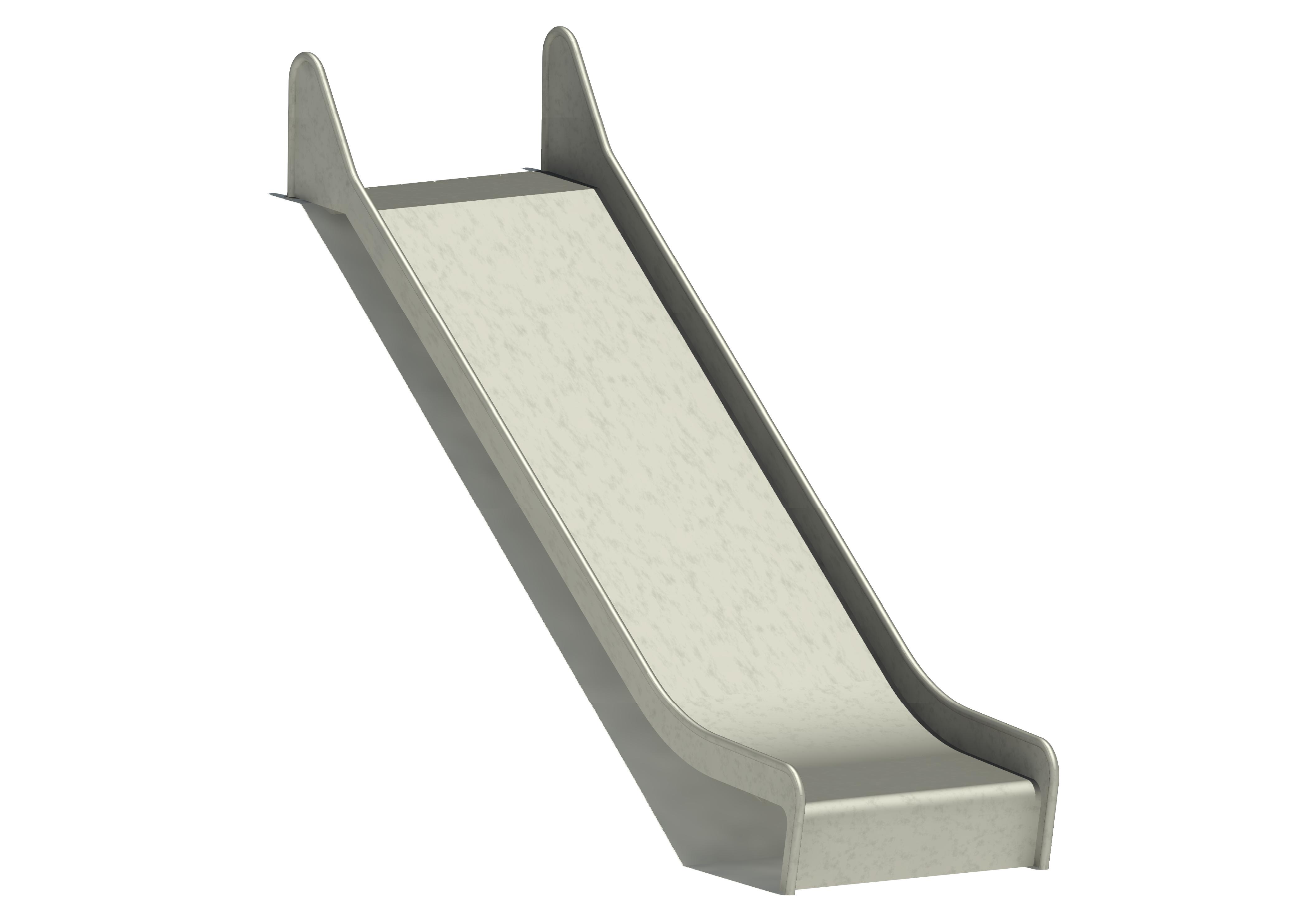 Hangrutschbahn Edelstahl, ABH 190 cm,Breite 100 cm Ansicht 2