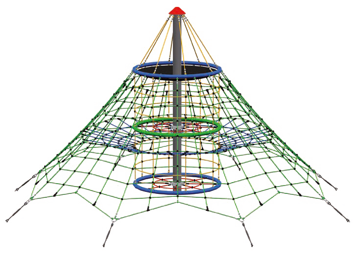 Seilpyramide Dino 2 Ansicht 2