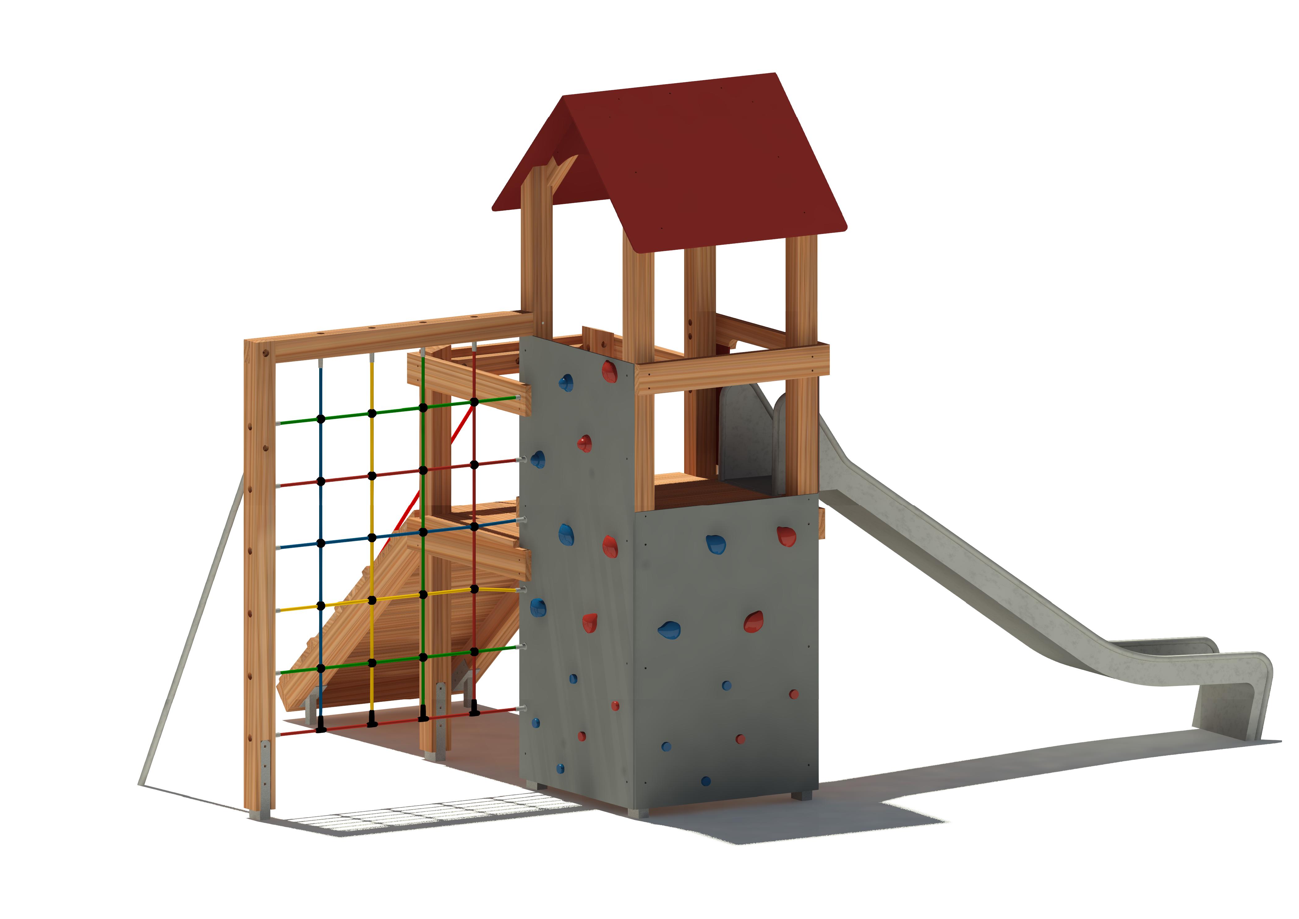 Spielturm Alex 9330 Ansicht 3