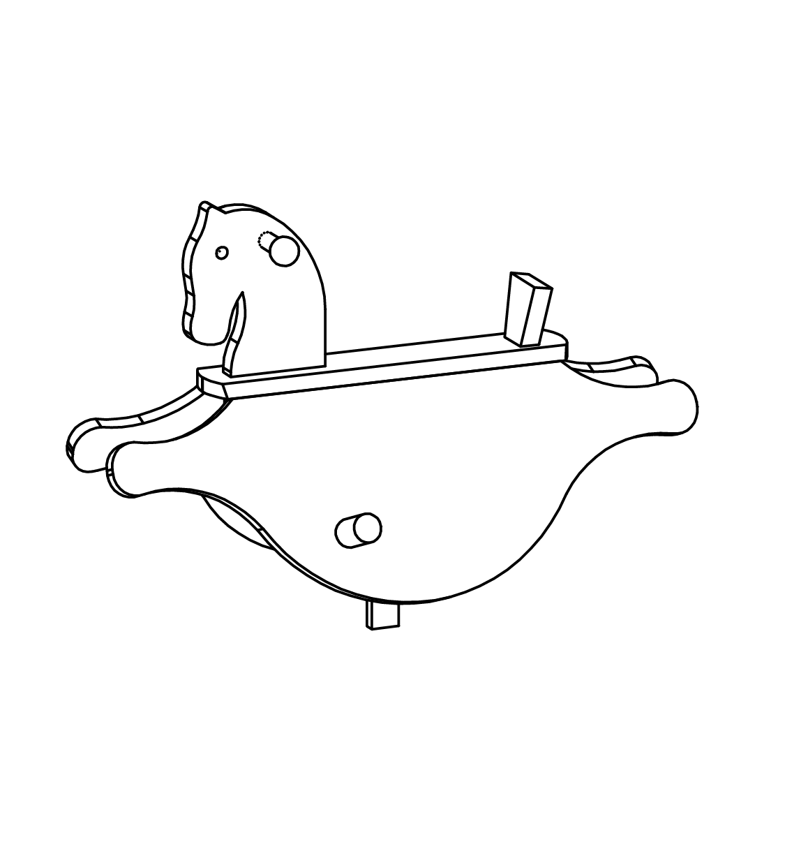 Schaukelpferd Ansicht 2