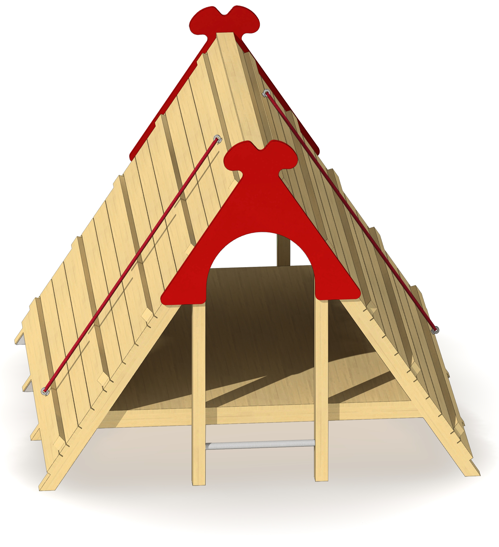 Heideschafstall mit 2 Seilen Ansicht 4