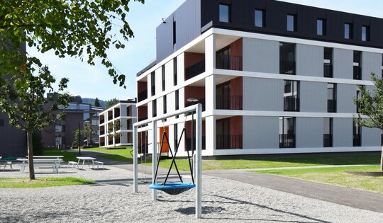 Quader-Nestschaukel Kombination, Bimbo Spielplatzgeräte (Hinnen AG)