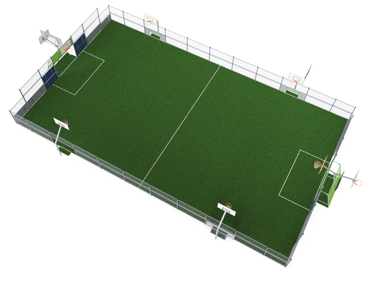 MUGA, 16x 31, HDPE FRE601001 Ansicht 3