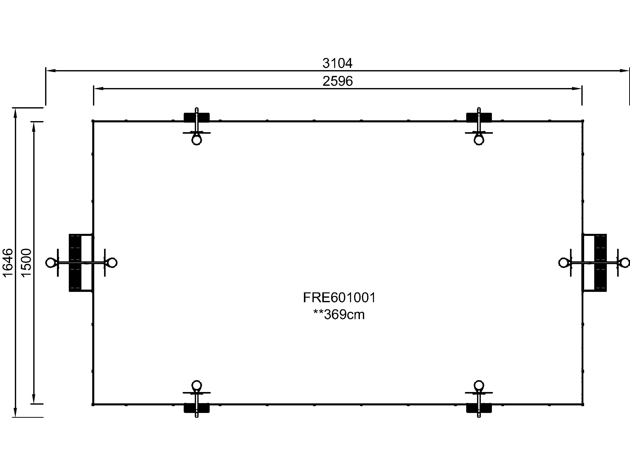 MUGA, 16x 31, HDPE FRE601001 Ansicht 6