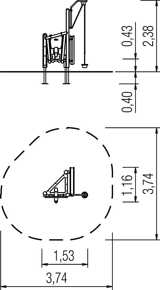 Sandbaustelle Kleinspecht Ansicht 4