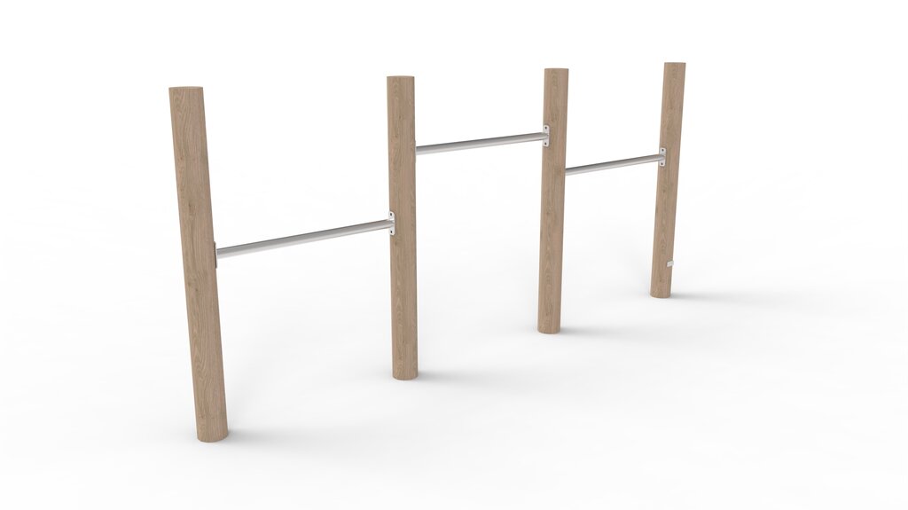 3-teilige Überschlagstange, Basic-Serie Ansicht 2