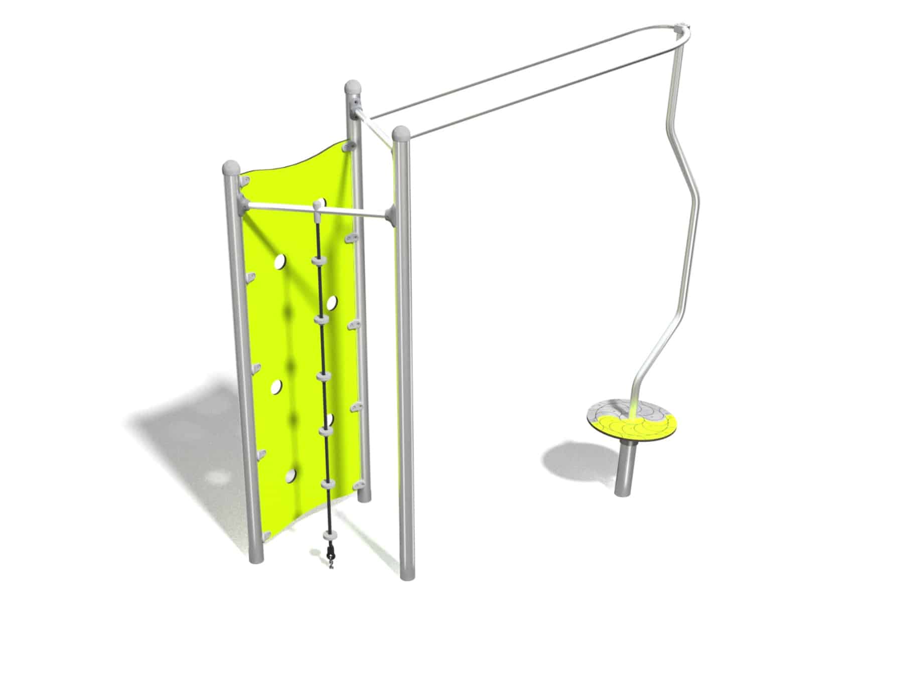 Kletterwand mit Karussell Ansicht 3